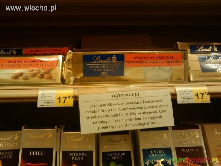 Atrapa czekolady,