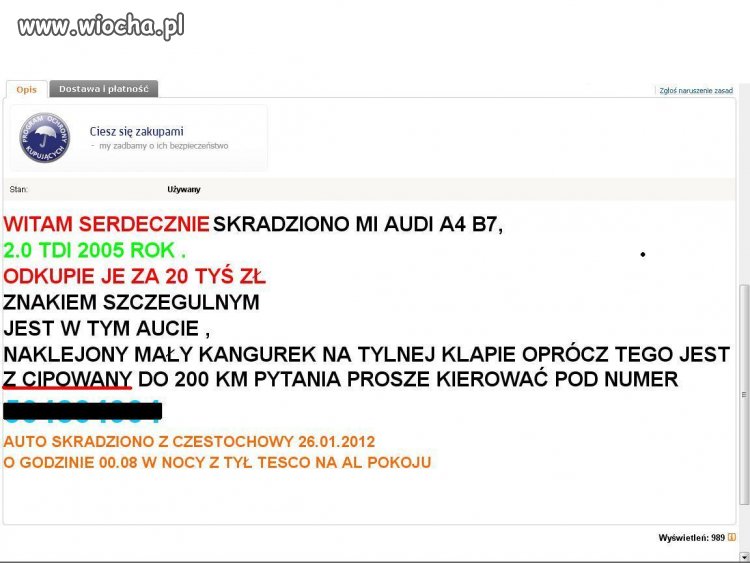 Odkupie swoje Audi ze "SZCZEGULNYM" znakiem...