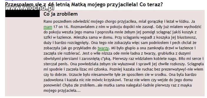 Nie wie co robić.