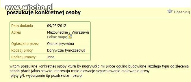 Takich fachowców...