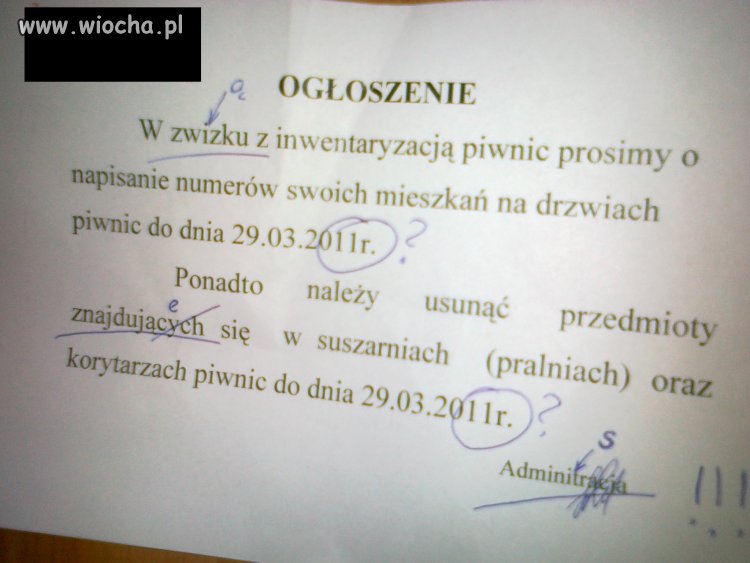 Ogłoszenie