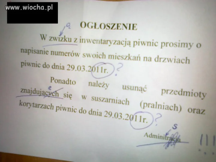 Ogłoszenie