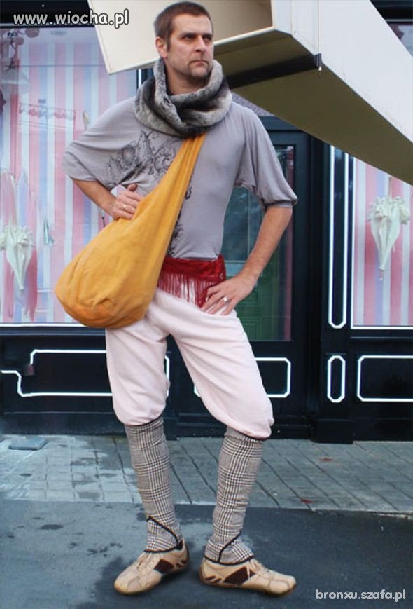 Jak dla mnie to nie moda tylko wiocha