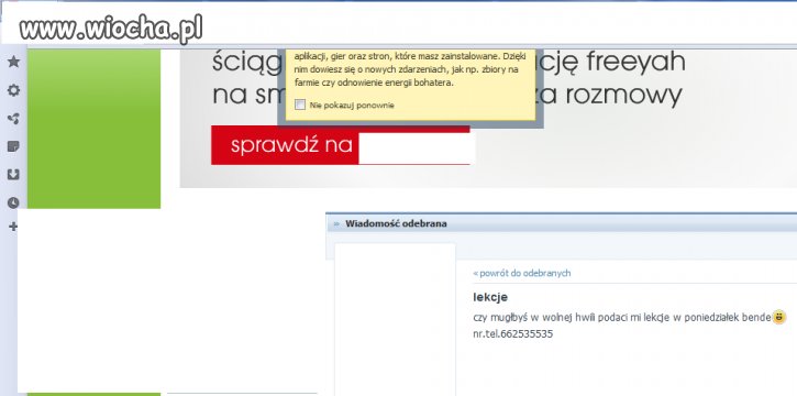 Nie ma to jak analfabeta na nk