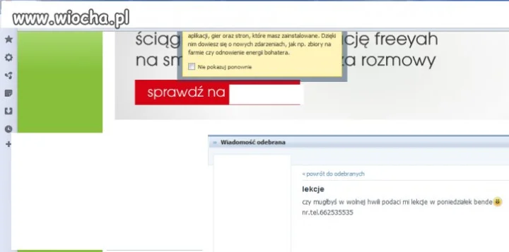 Nie ma to jak analfabeta na nk