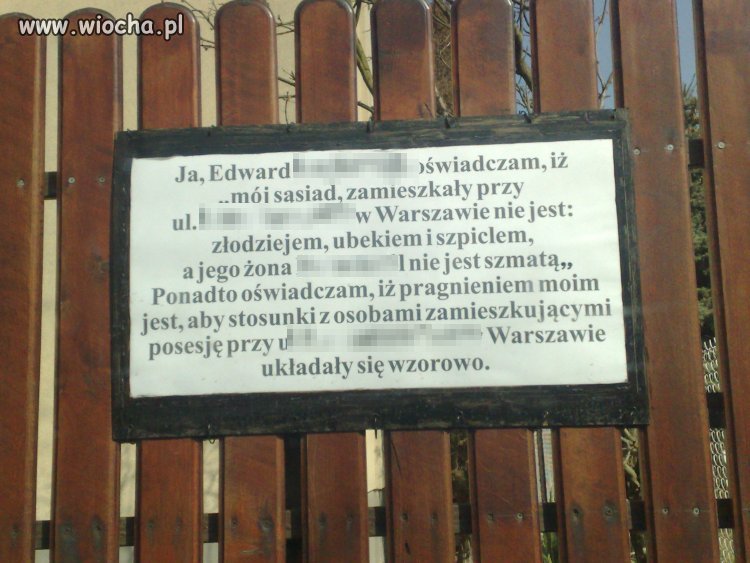 Sąsiedzkie wyznanie