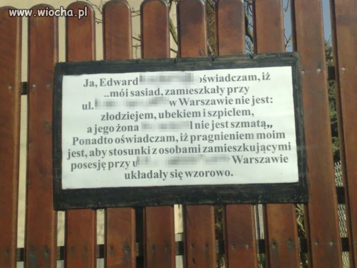 Sąsiedzkie wyznanie