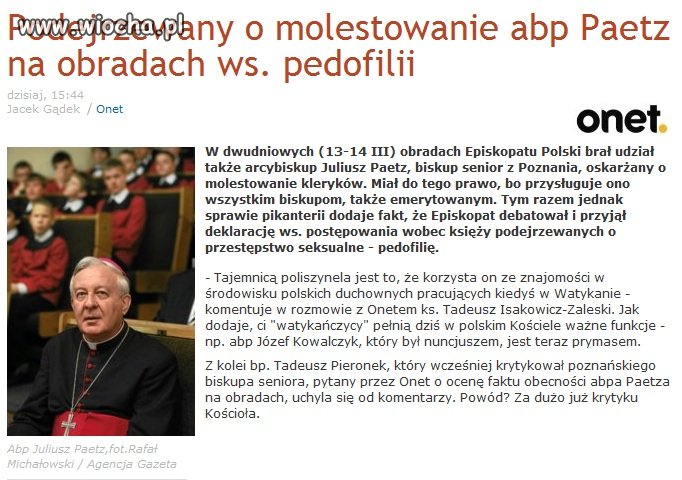 Podejrzany o molestowanie-ekspertem od pedofilii