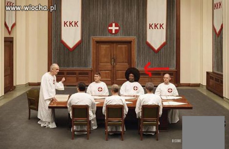 Obrady Ku Klux Klan.