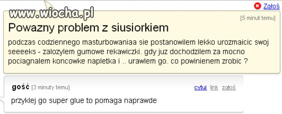 Powazny Problem z...