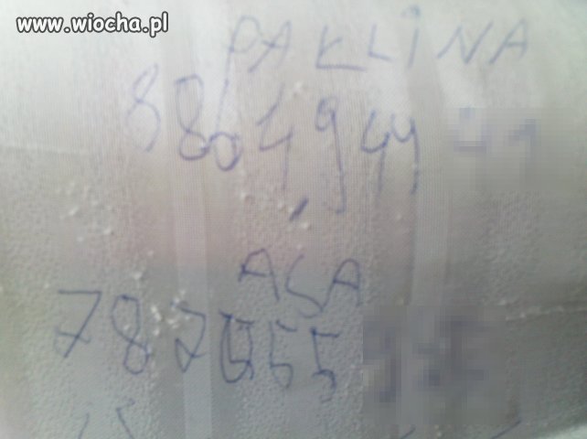 Takie tam wypisywanie numerów w autobusie