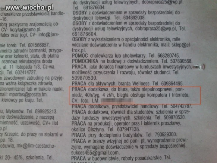 Praca w Częstochowie