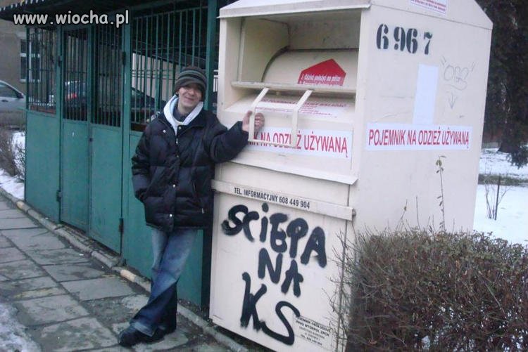 Takie tam przy pojemniku