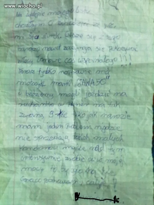 List do Dziewczyny.