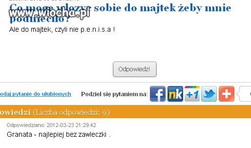 Co moge włozyc sobie do majtek żeby mnie ...