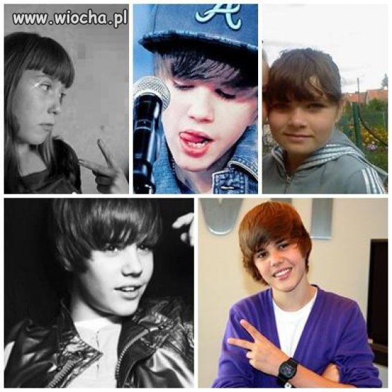 2 zakochane fanki Justina Biebera xd hahaha