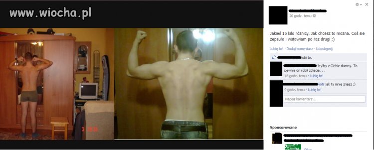 15 kilo różnicy