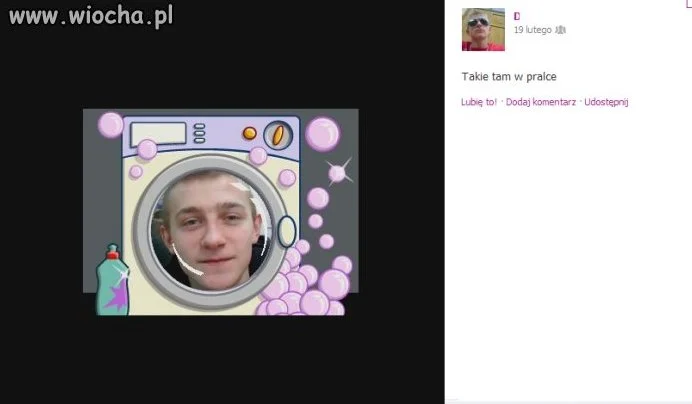 Heh... takie tam w pralce