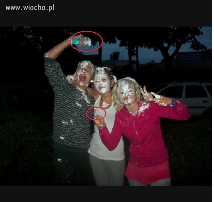 Przygotowania do golenia.