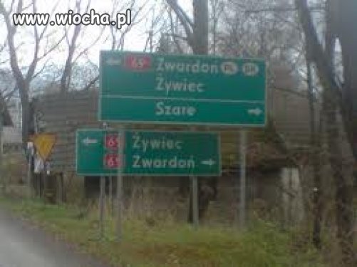 W którą strone do Zawardonia??