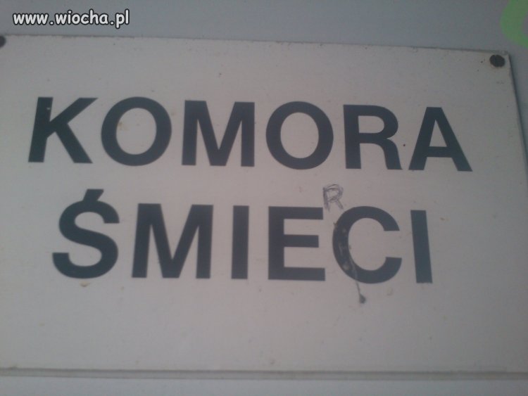 Prawdziwa komora śmie(r)ci