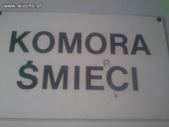 Prawdziwa komora śmie(r)ci