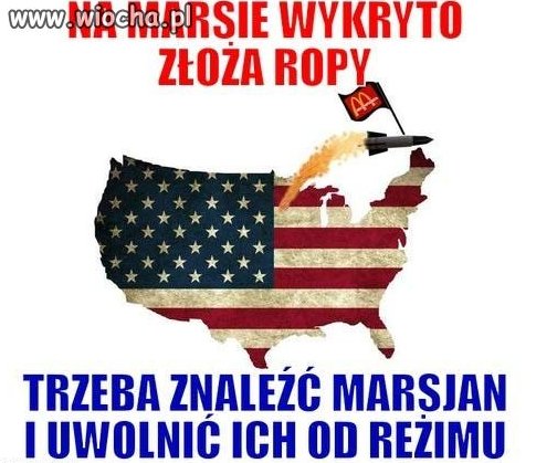 Złoża ropy na marsie
