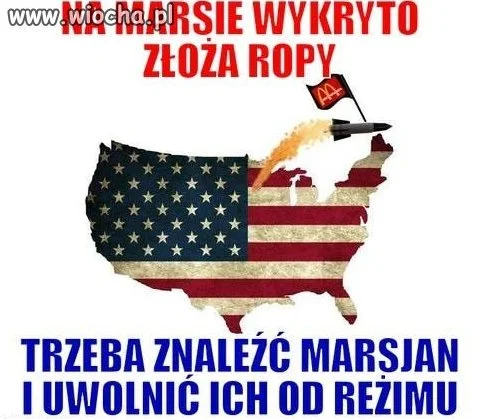 Złoża ropy na marsie