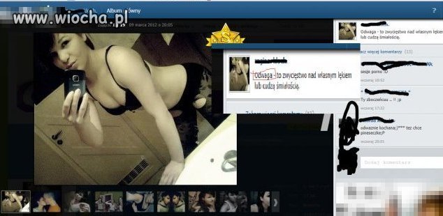 Dla mnie to Wiocha a nie odwaga