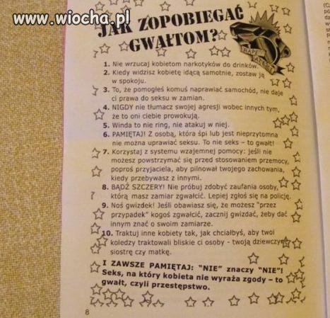 Ciekawe, co feministki chciały osiągnąć pisząc to.