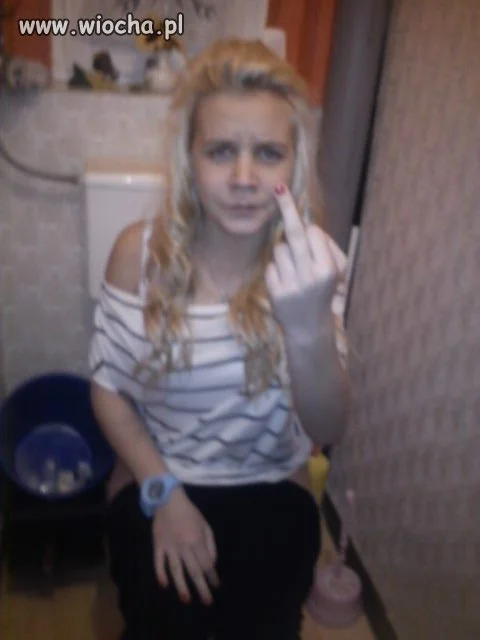 "Fak ju" bo robię kupę!