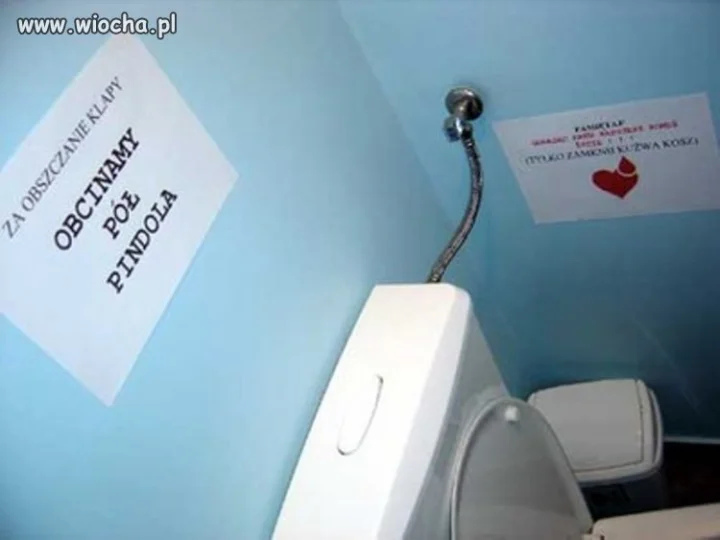 Do takiego (WC) po pijaku nie radze iść ...