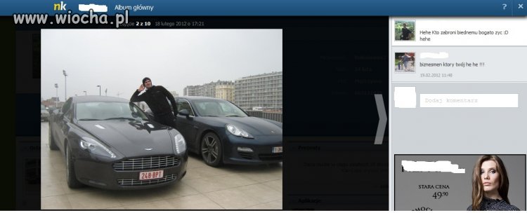 Kto zabroni biednemu bogato żyć...