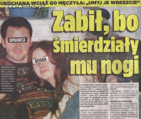 Myjcie nogi 