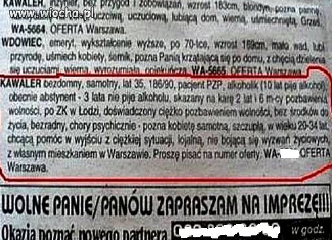 Jeżeli szukacie ideału...