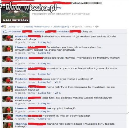 Dzieci na Facebook'u chwalą się "imprezą"