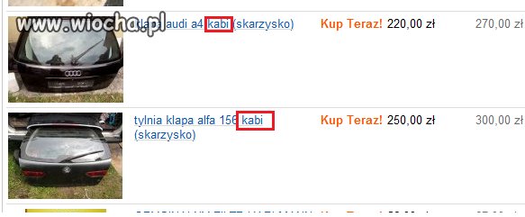 Szukałem części a tu: