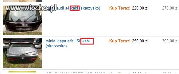 Szukałem części a tu: