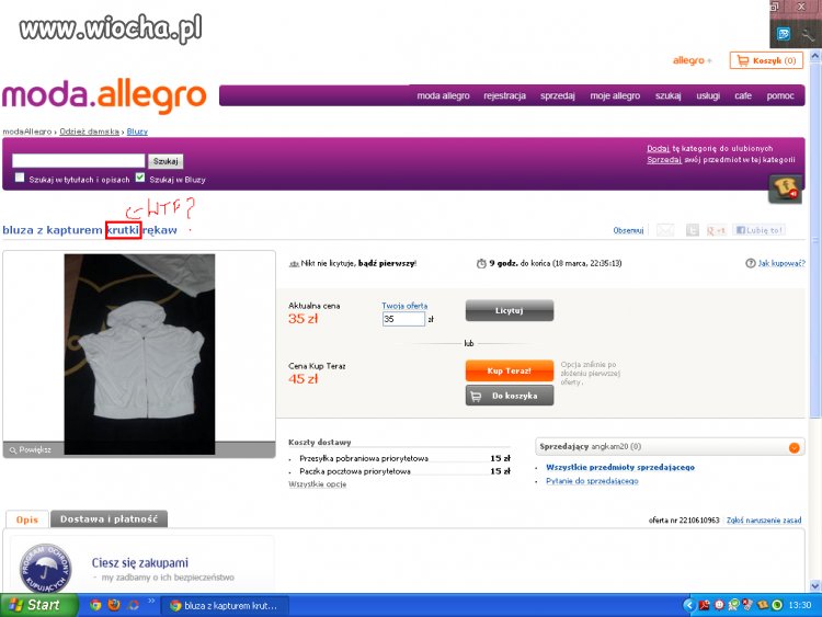 Wiocha na Allegro 