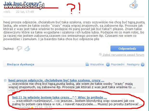 Jak byś crazy?