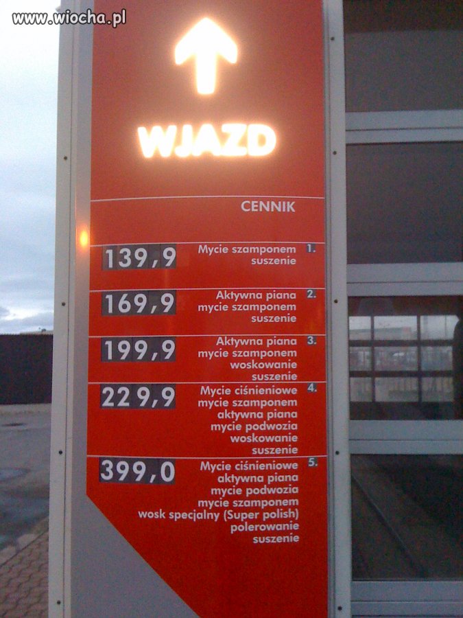 Droga myjnia