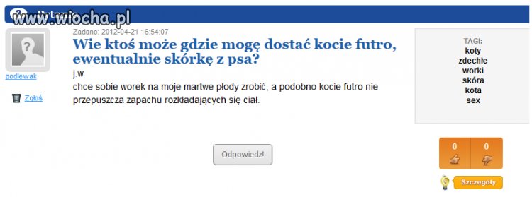 Nie wypowiem się na ten temat...