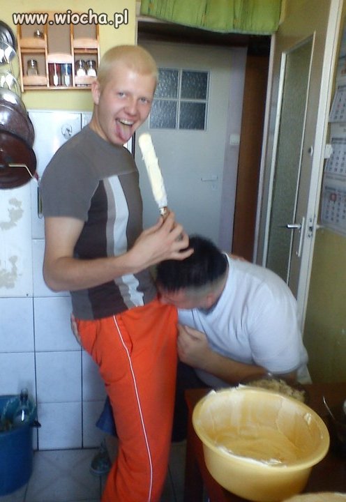 "Robienie torta to tylko krem na spodniach" 