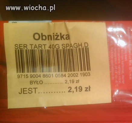 Takie obniżki