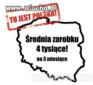 Średnia statystyczna 3700 na miesiąc