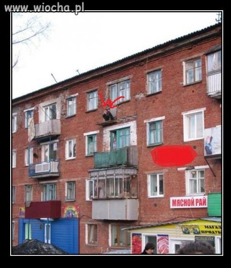 Na papierosku na balkonie