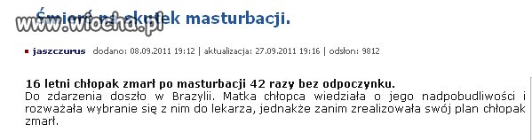 Chłopak nie wytrzymał.