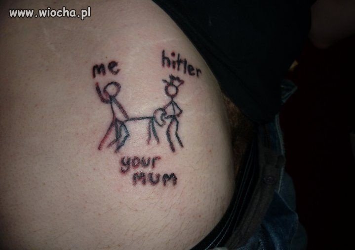Wiochowaty tatuaż z twoją mamą
