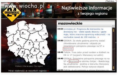 To w końcu gdzie było to potrącenie?