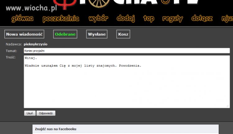 Koniec przyjaźni?! 